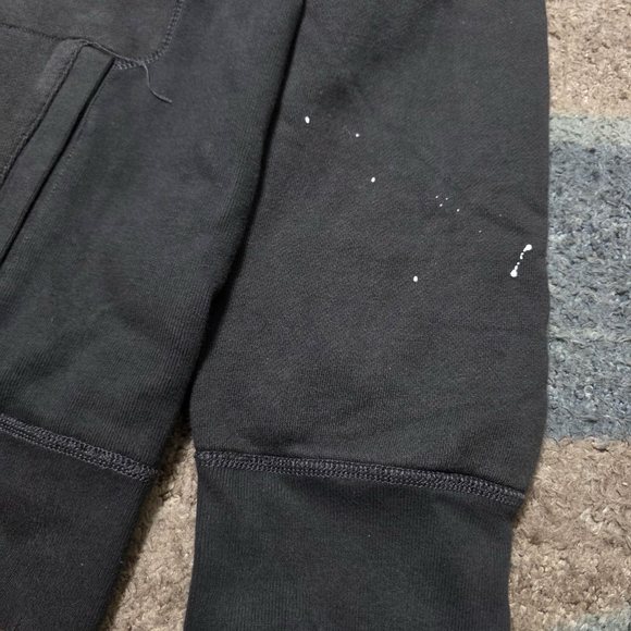 Polo Ralph Lauren XXL Distressed Paint Splatter Zip Hoodie Thermal Lined - Picture 7 of 16